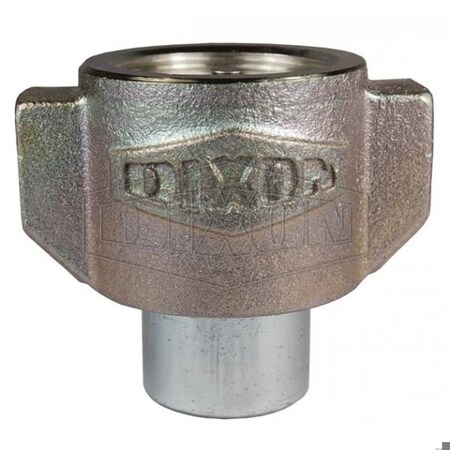 Dixon WS Series High Pressure Wingstyle Female Coupler, 1-1/2-11 Nominal, Female BSPP, Steel 12WSBF12